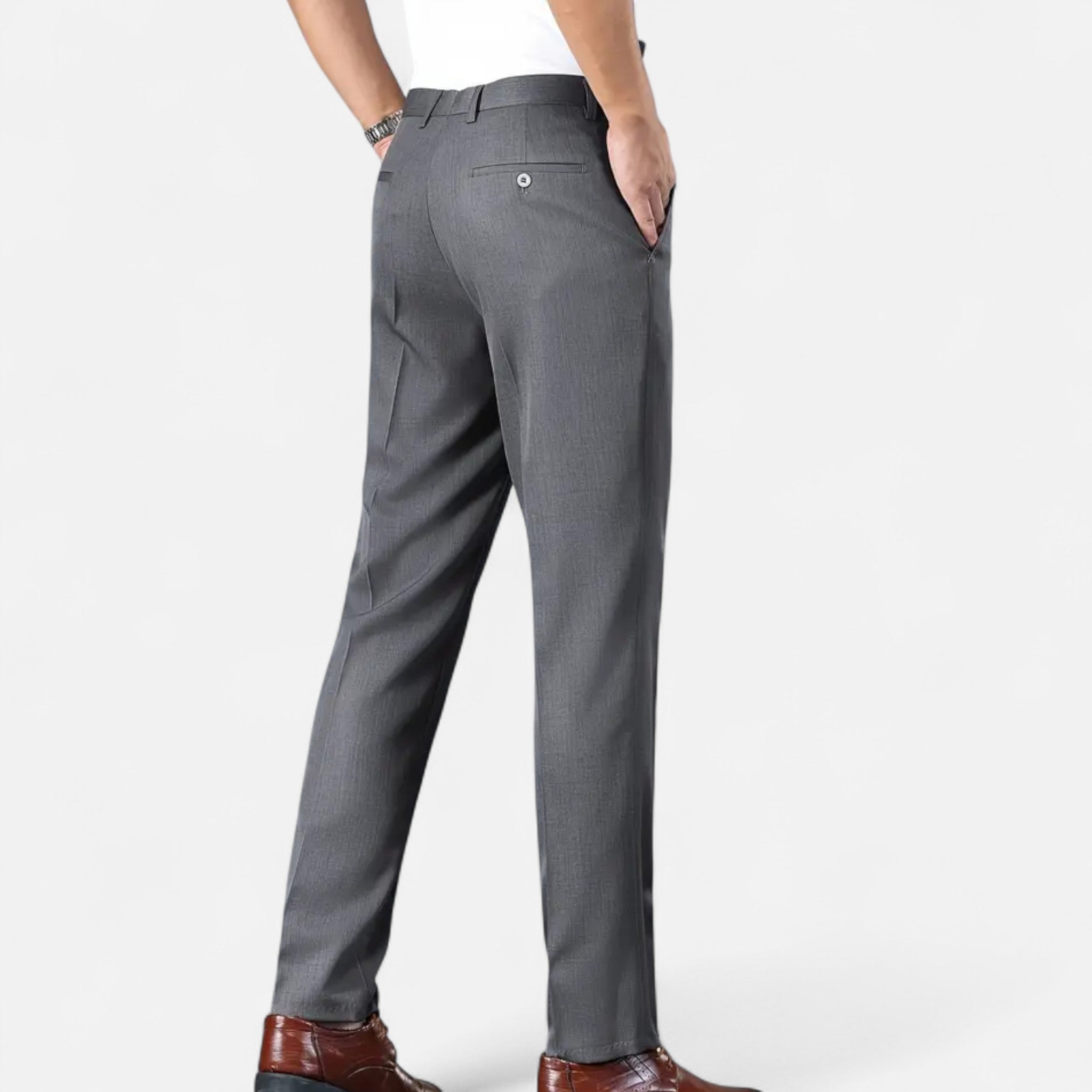 Celvani | Men’s Classic Dress Trousers