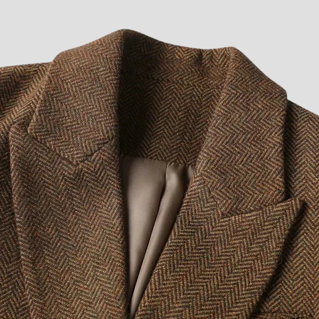 Celvani | Women’s Double-Breasted Tweed