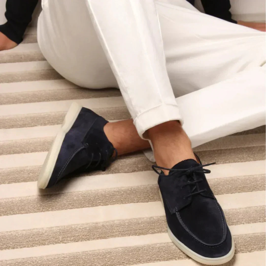Celvani | Men’s Old Money Suede Derby Loafers