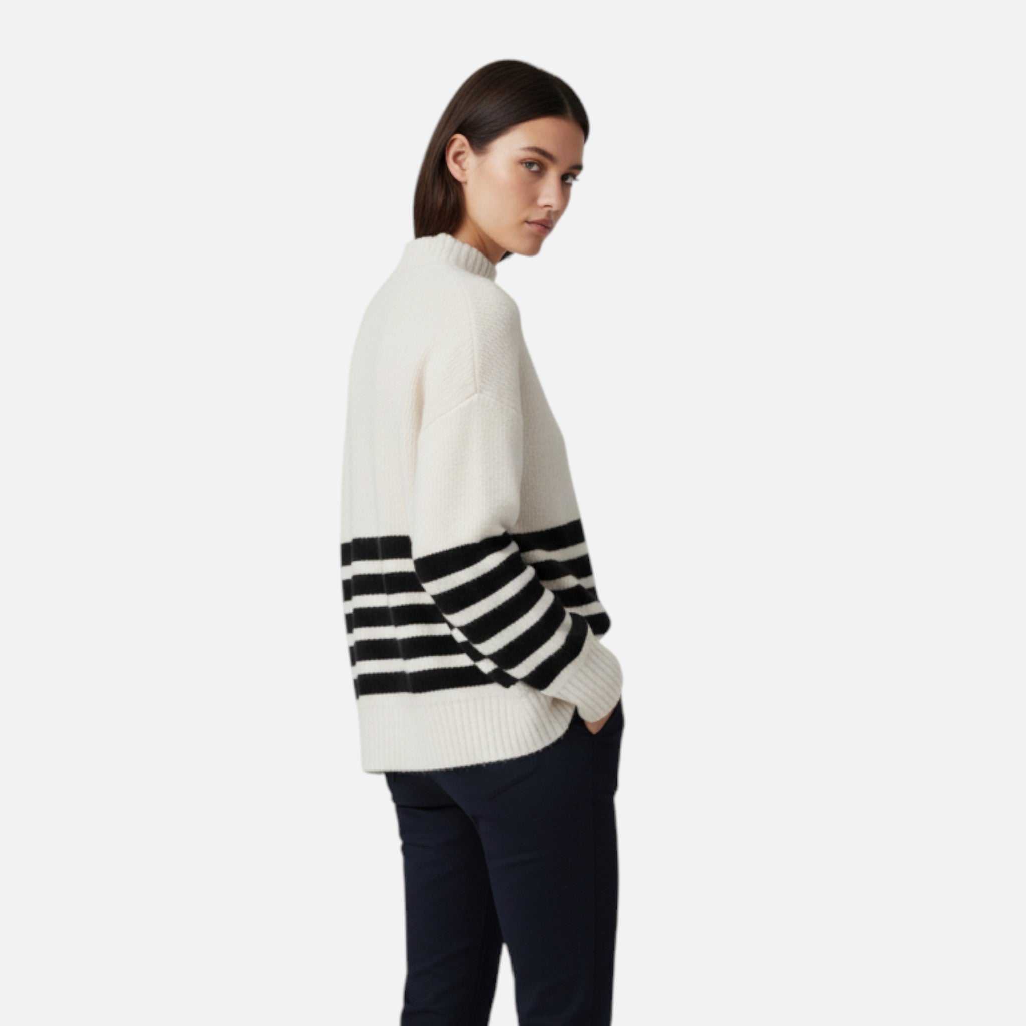 Celvani | The Coastal Stripe Sweater