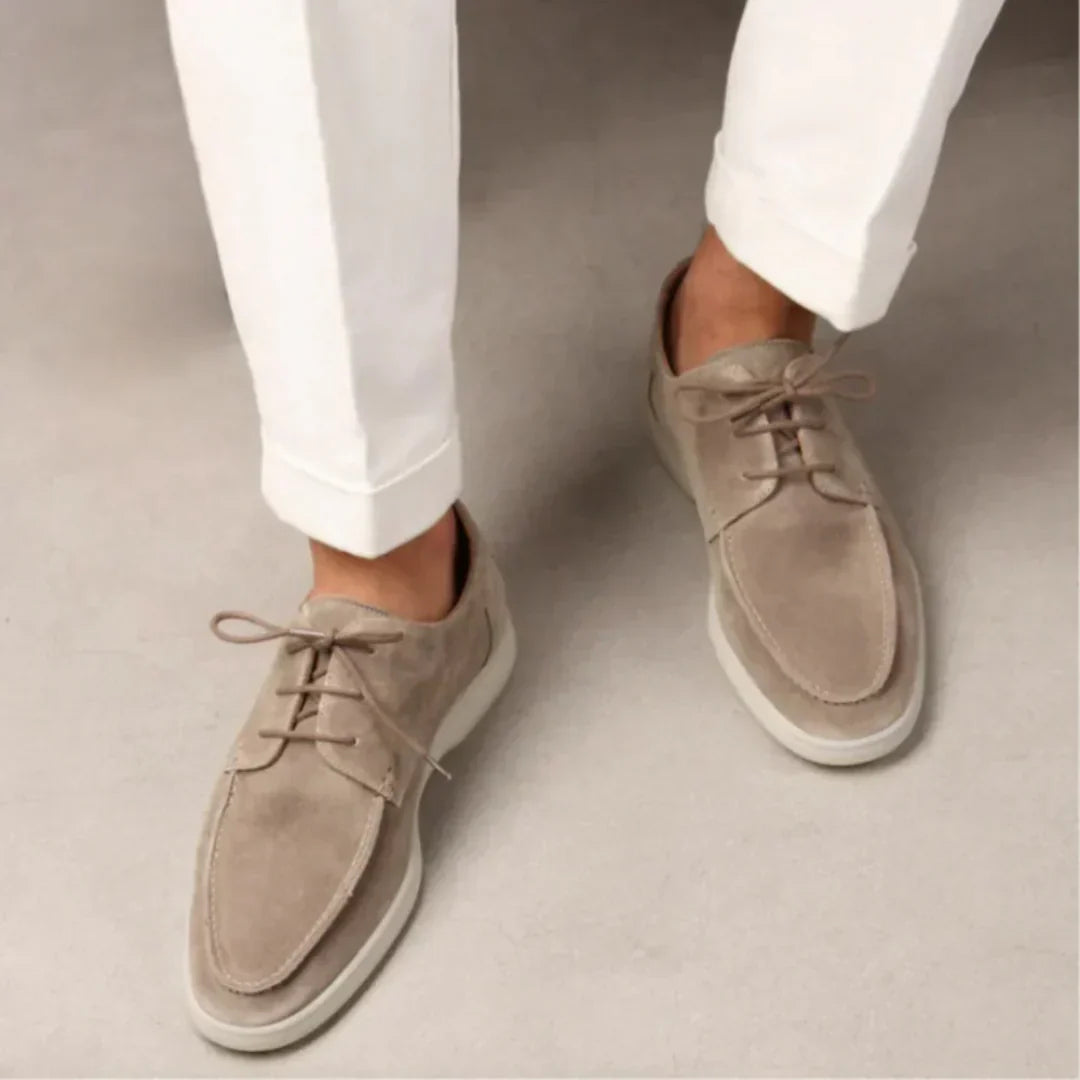 Celvani | Men’s Old Money Suede Derby Loafers
