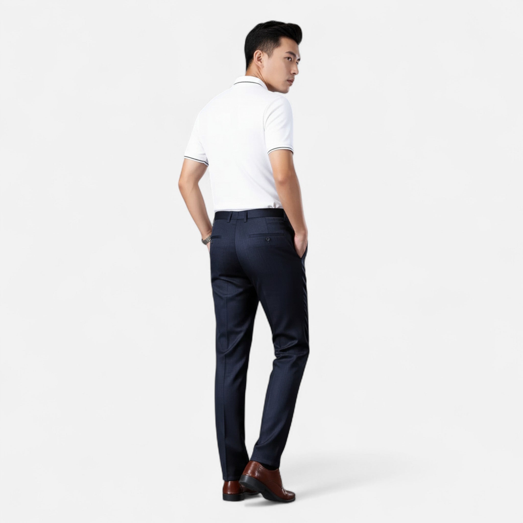 Celvani | Men’s Classic Dress Trousers