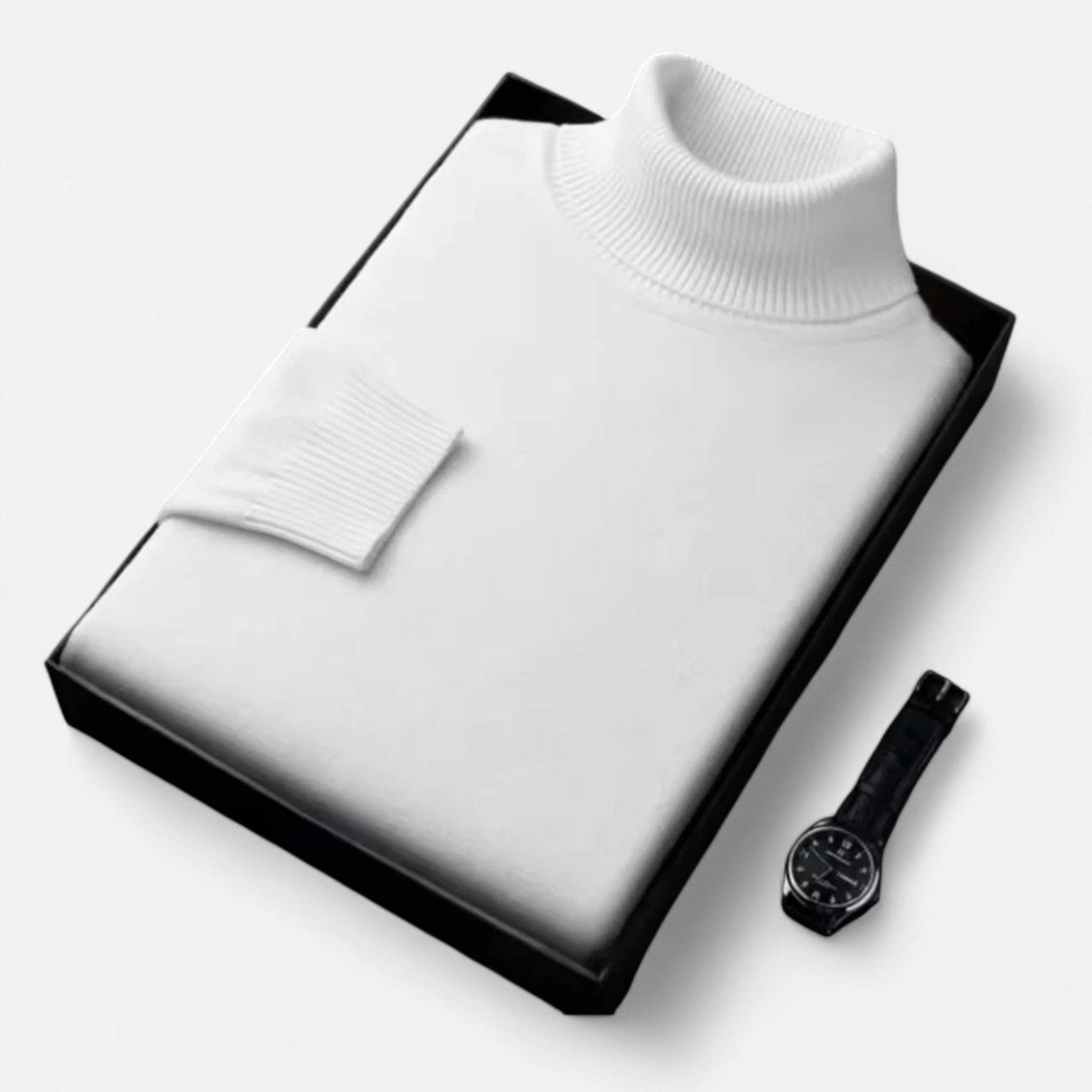 Celvani | Men’s Slim-Fit Knitted Turtleneck Sweater