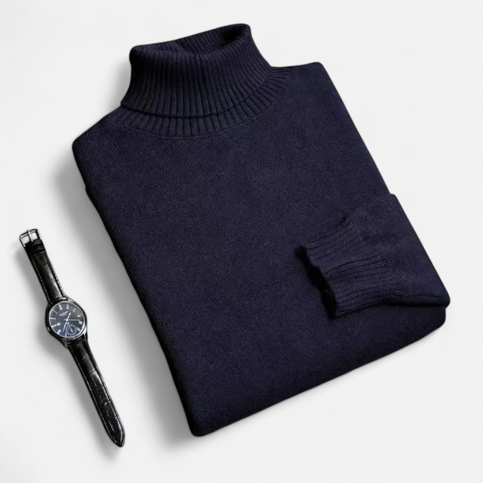 Celvani | Men’s Slim-Fit Knitted Turtleneck Sweater