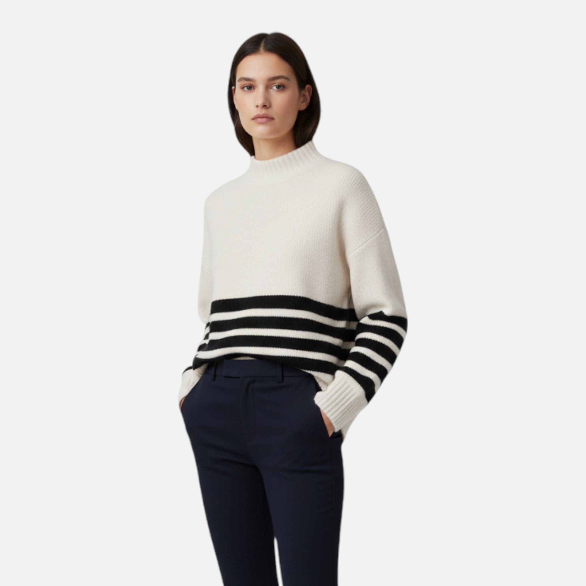 Celvani | The Coastal Stripe Sweater