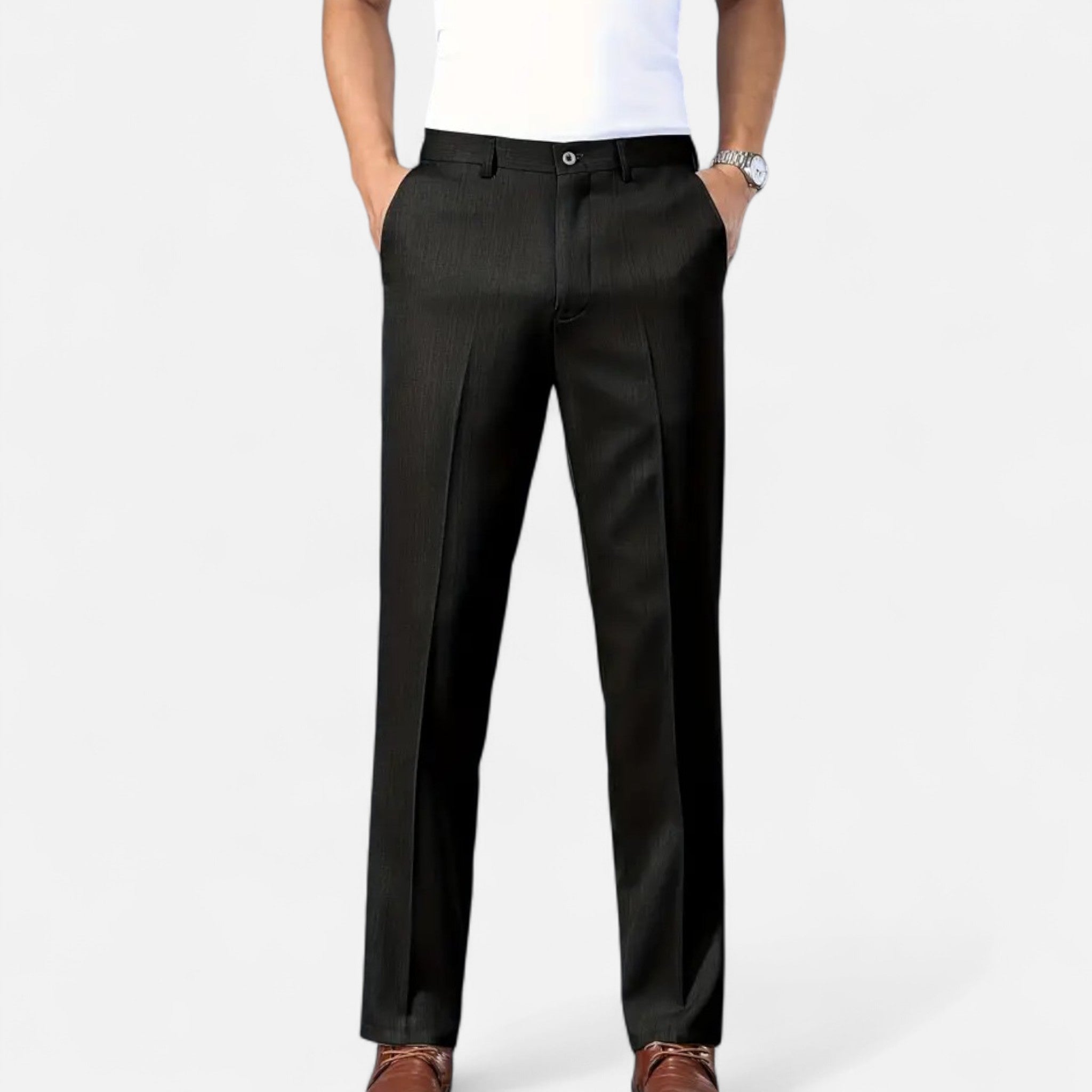Celvani | Men’s Classic Dress Trousers