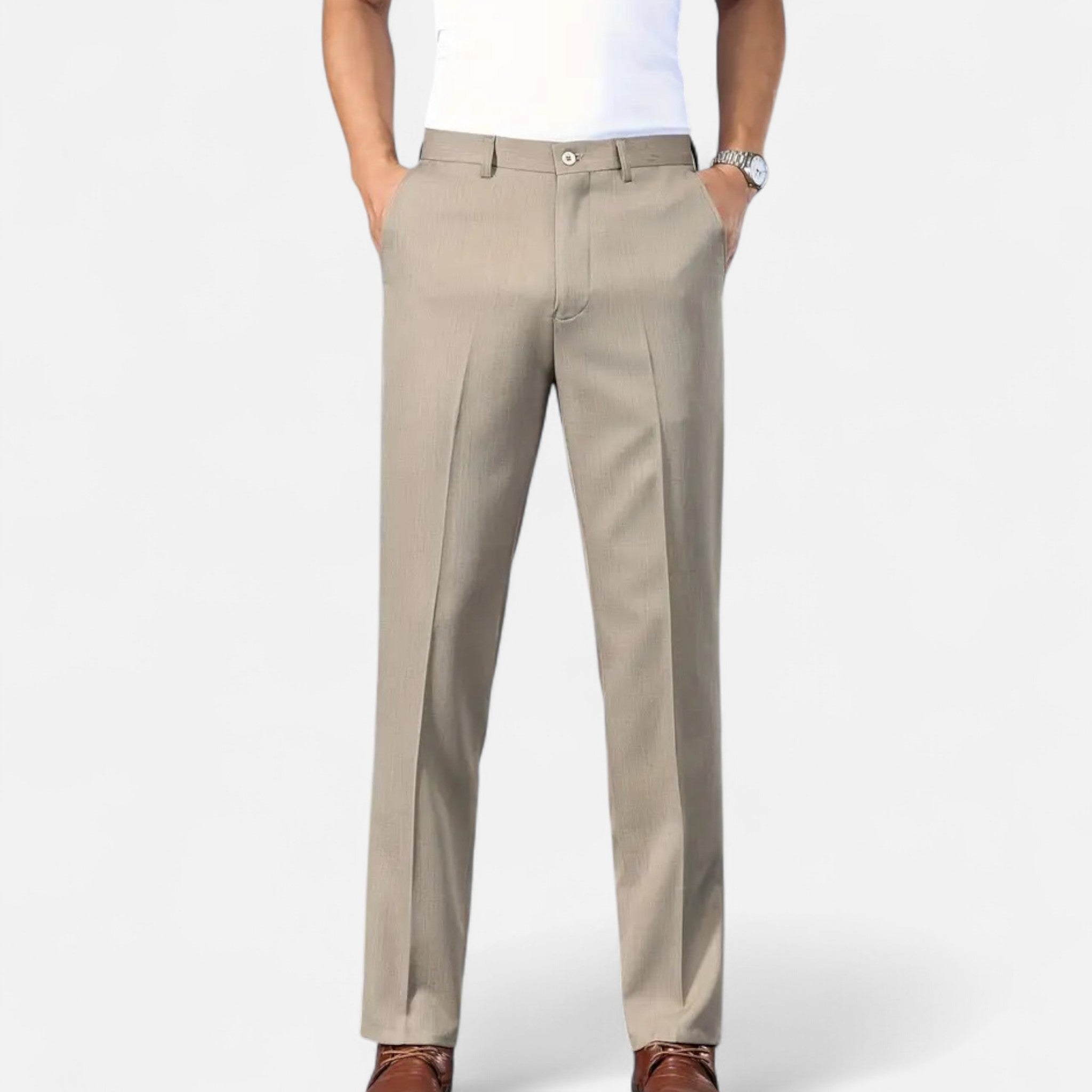 Celvani | Men’s Classic Dress Trousers
